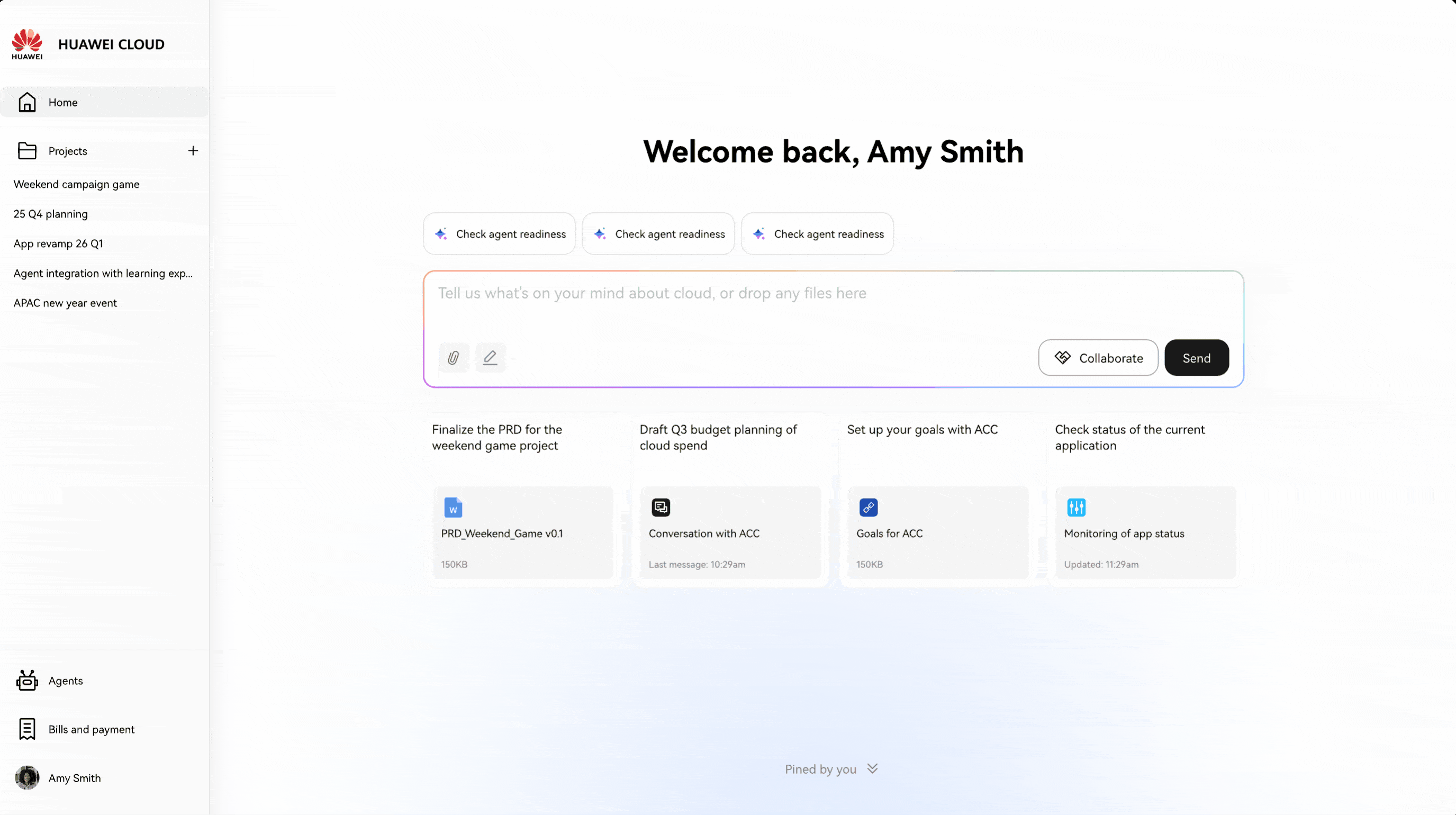 Huawei Cloud Agentic Console Demo