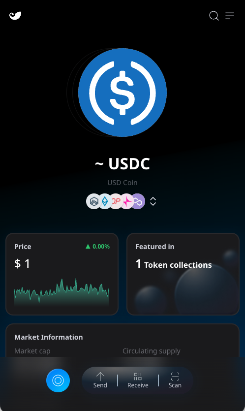 imToken Mobile Design - Dark